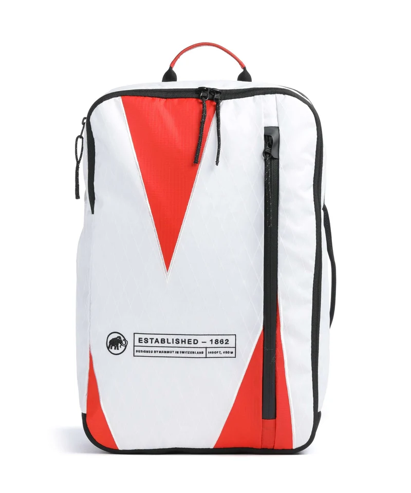 Mammut Seon Alpine Transporter 25 Zaino porta pc white/mammut red