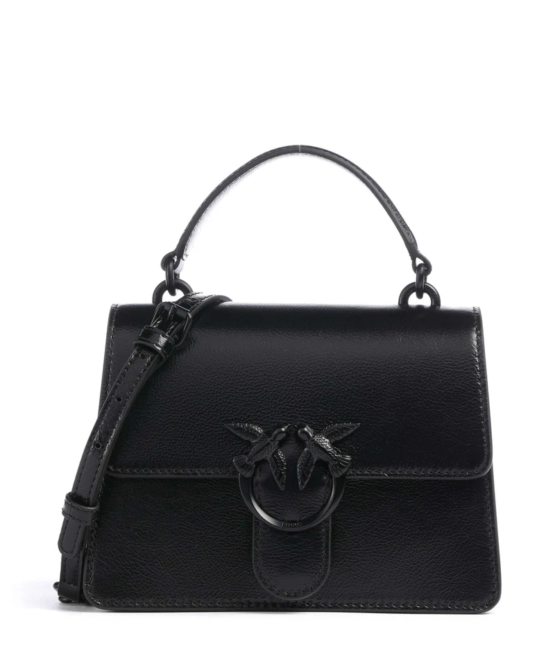 Pinko Love One Mini Borsa a mano nero limousine block color