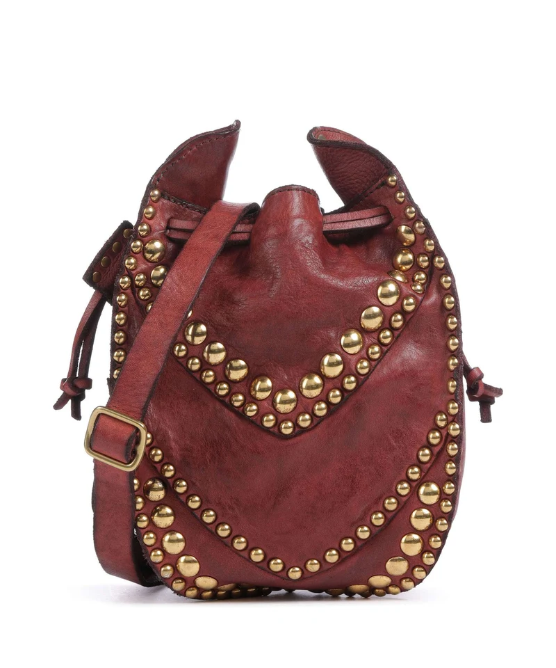 Campomaggi Borsa a secchiello burgundy