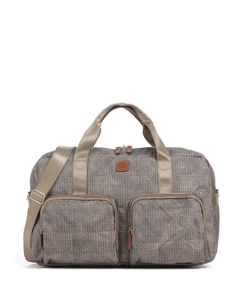 Brics X-Collection Borsone da weekend wool nut