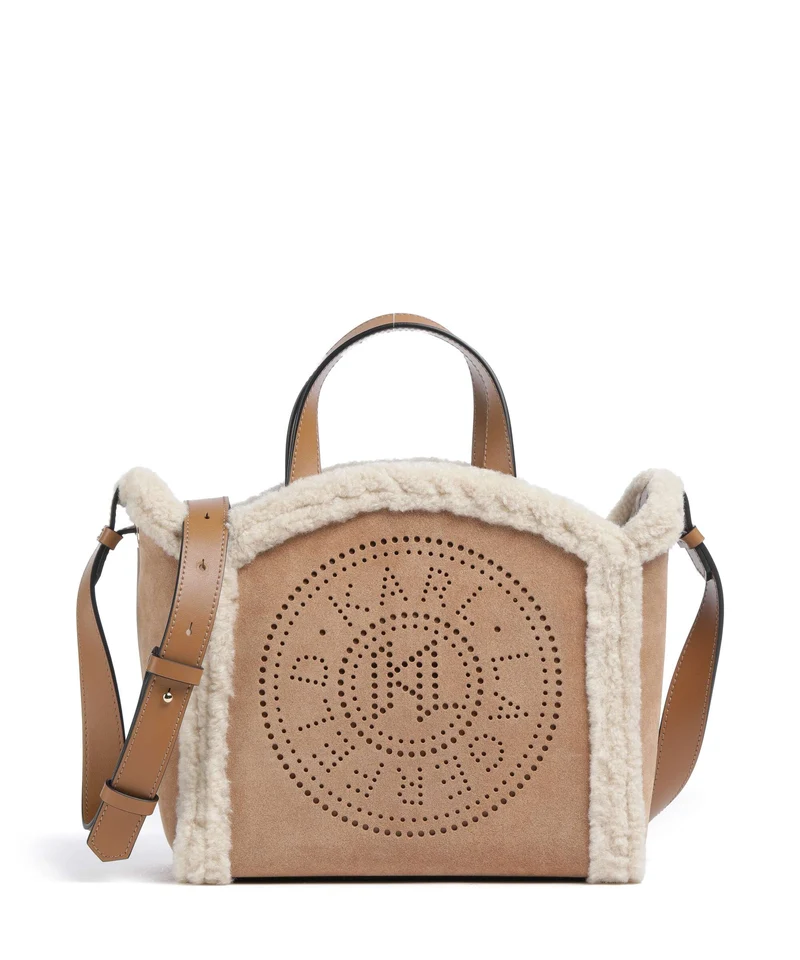 Karl Lagerfeld K/Circle Small Borsa a mano caramel
