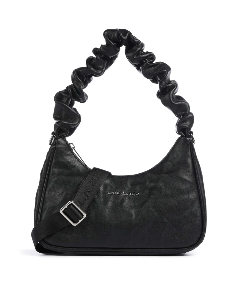 Lancaster Actual Froissé Borsa a spalla noir