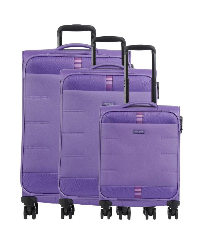 Travelite Rügen Set valigie trolley (4 ruote) lila
