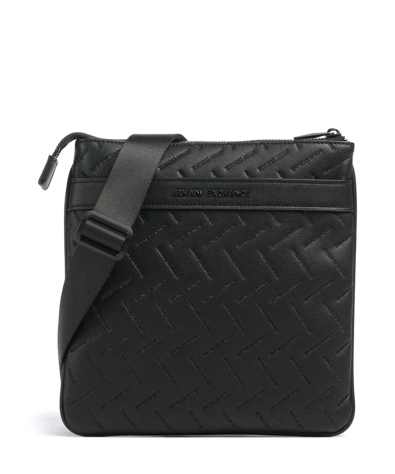 Armani Exchange Ginevra Embossed Borsa a tracolla black