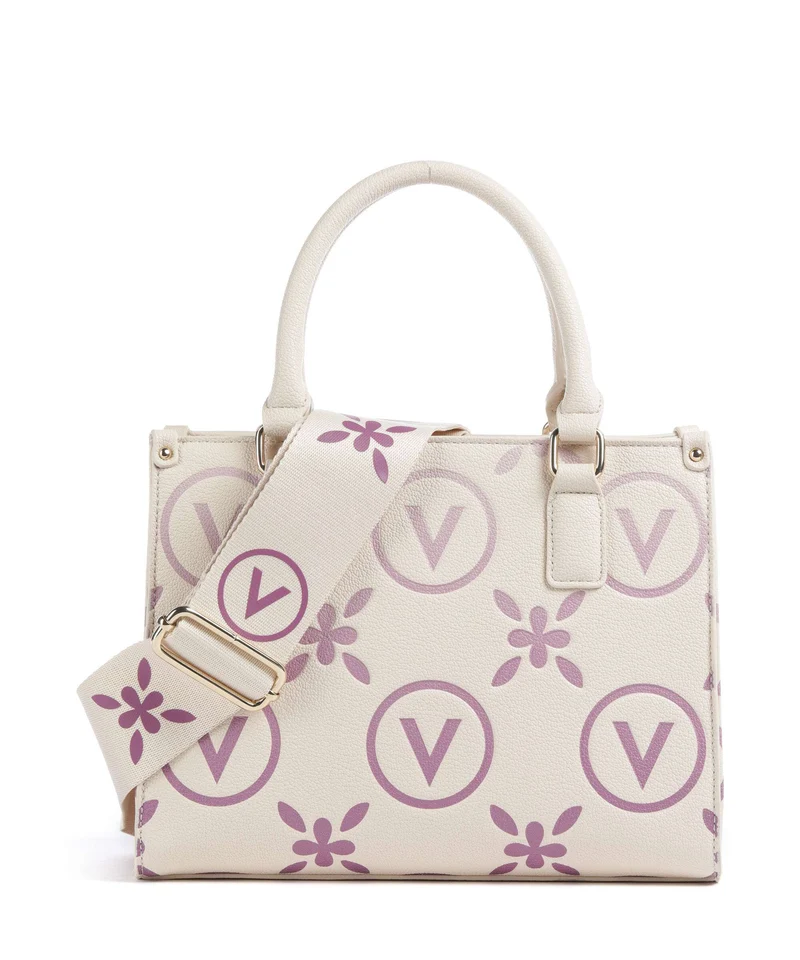 Valentino Bags Samba Re Print Borsa a mano ecru/rosa