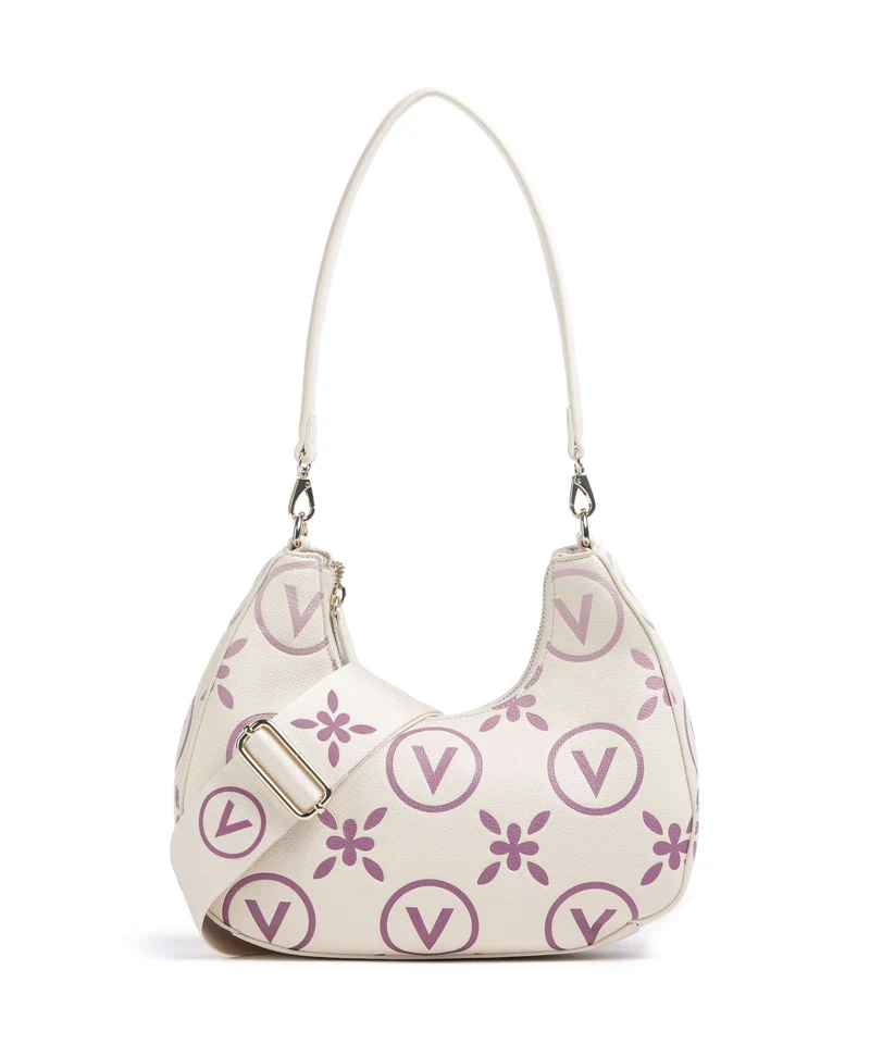 Valentino Bags Samba Re Print Borsa a spalla ecru/rosa