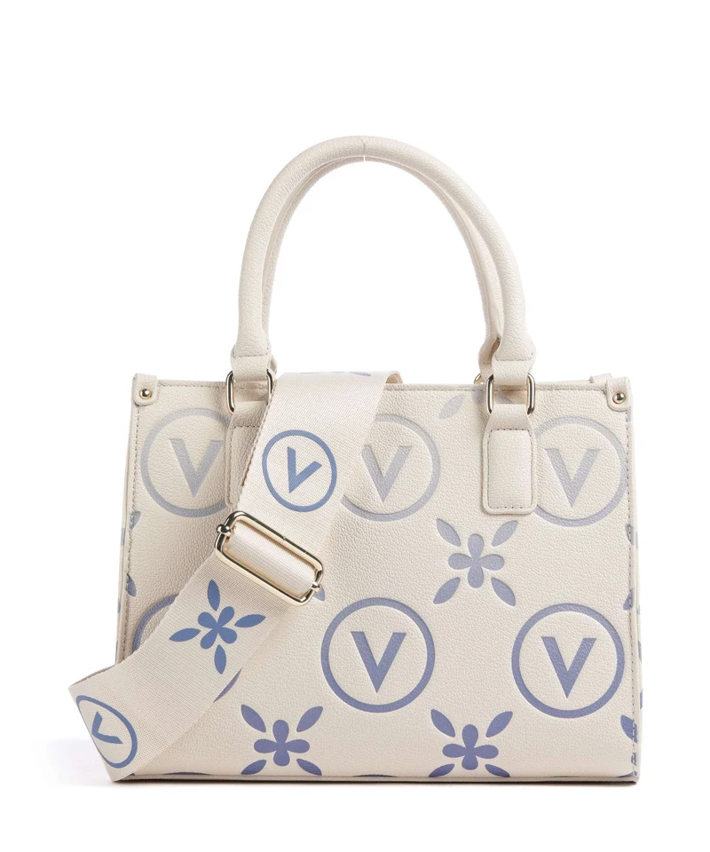 Valentino Bags Samba Re Print Borsa a mano ecru/bluette
