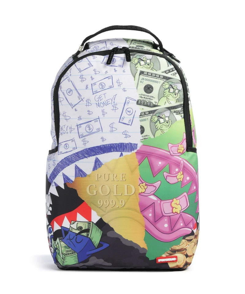 Sprayground Mean Money Collage Zaino multicolour