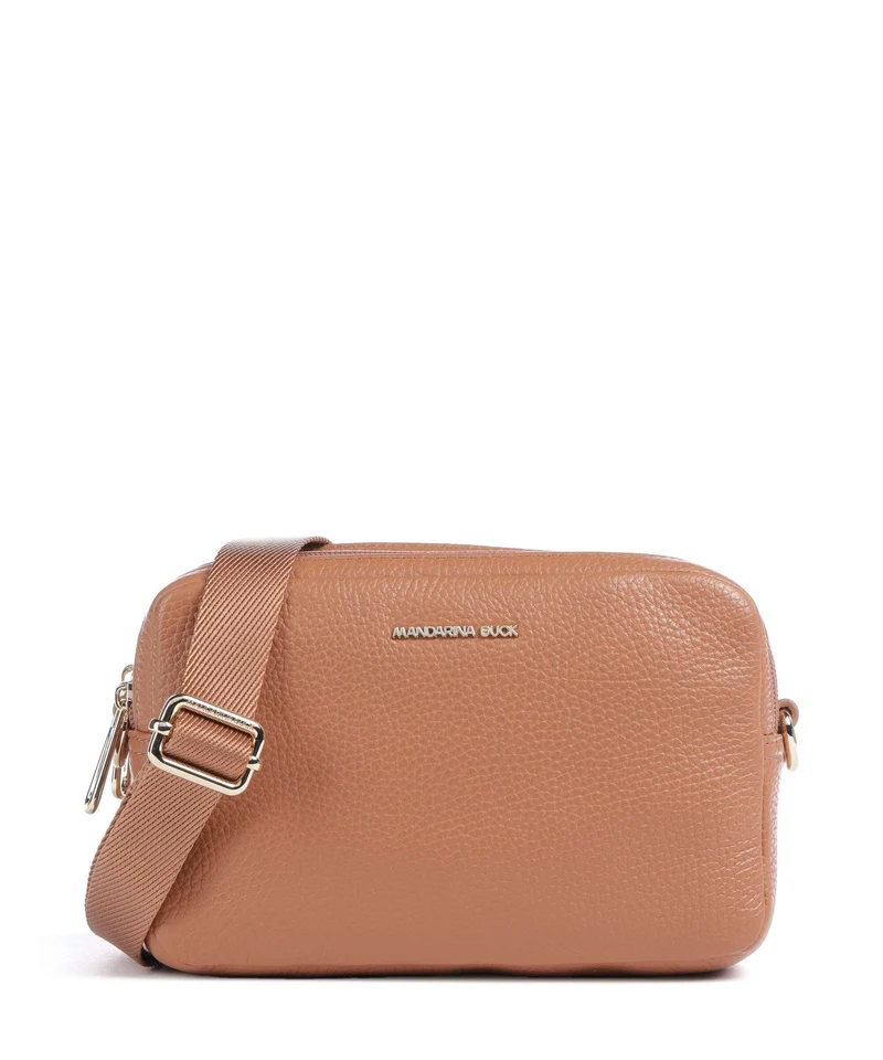 Mandarina Duck Mellow Leather Borsa a tracolla pecan nut