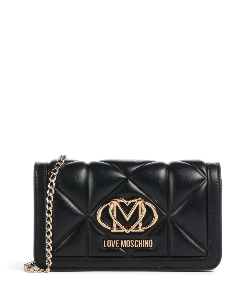 Love Moschino Embossed Q Portafoglio black