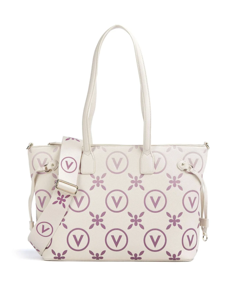 Valentino Bags Samba Re Print Borsa shopper ecru/rosa