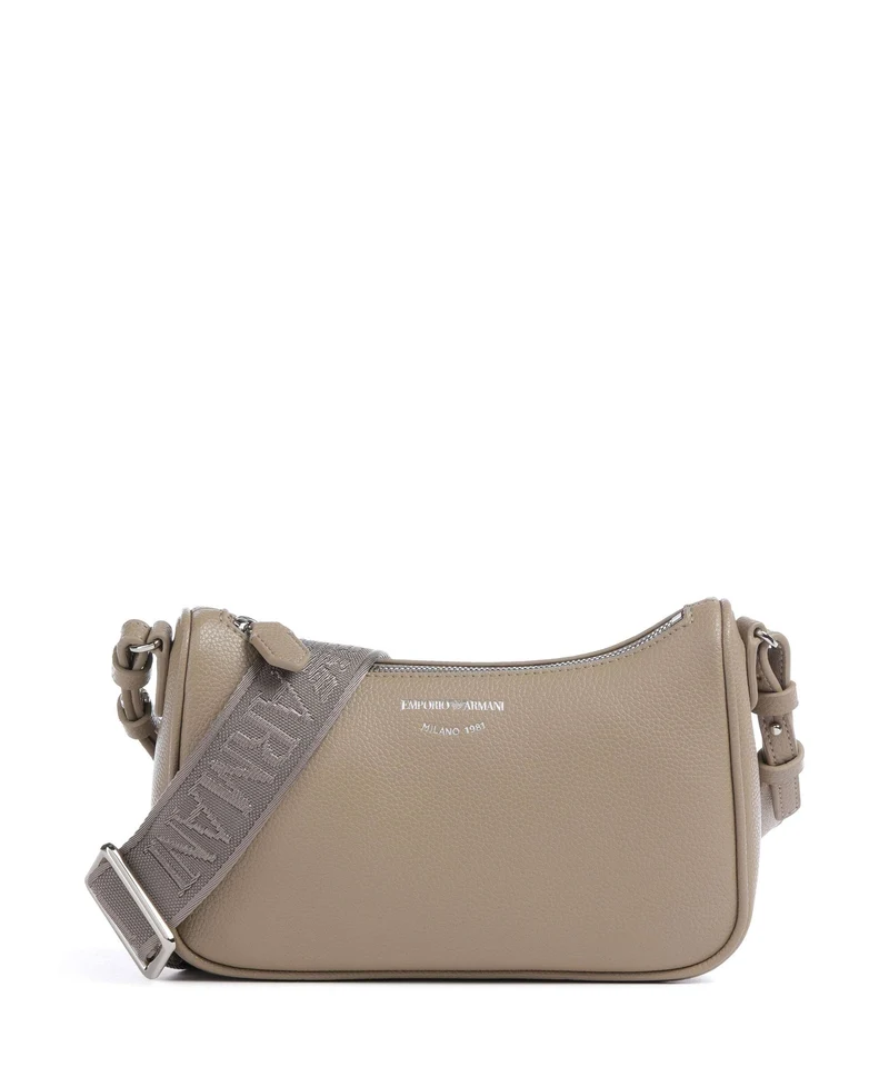 Emporio Armani Lilly Borsa a spalla creta/moka