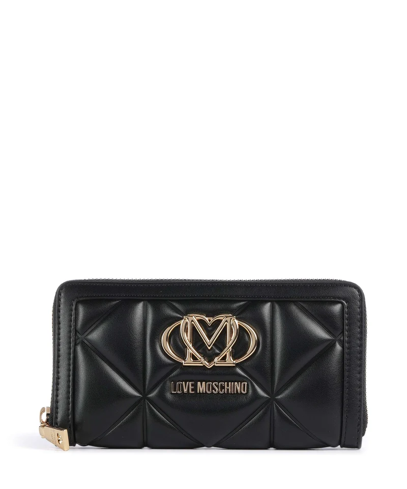Love Moschino Embossed Q Portafoglio black
