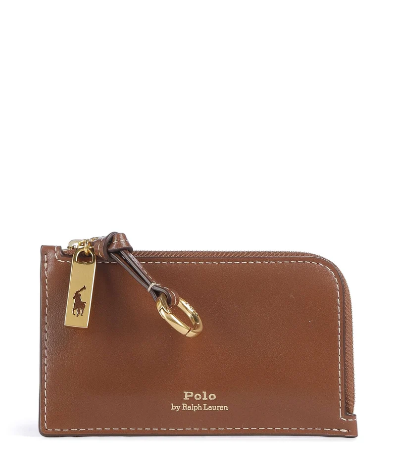 Polo Ralph Lauren ID Collection Small Porta carte di credito cuoio