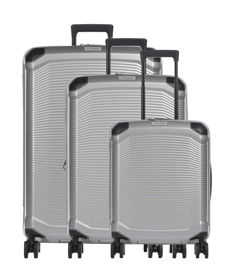 Travelite Millenium Set valigie trolley (4 ruote) silver
