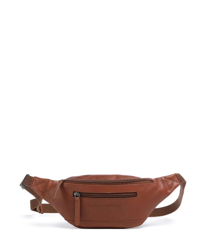 The Chesterfield Brand Wax Pull Up Cow Brana Marsupio cognac