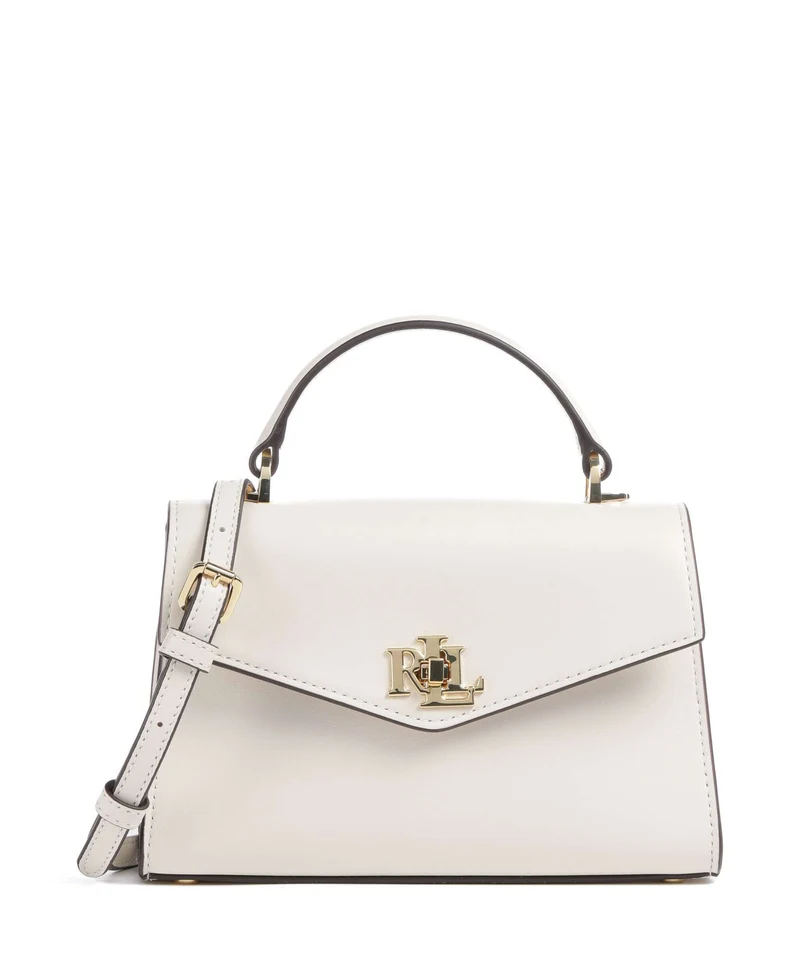 Lauren Ralph Lauren Farrah Small Borsa a tracolla soft white