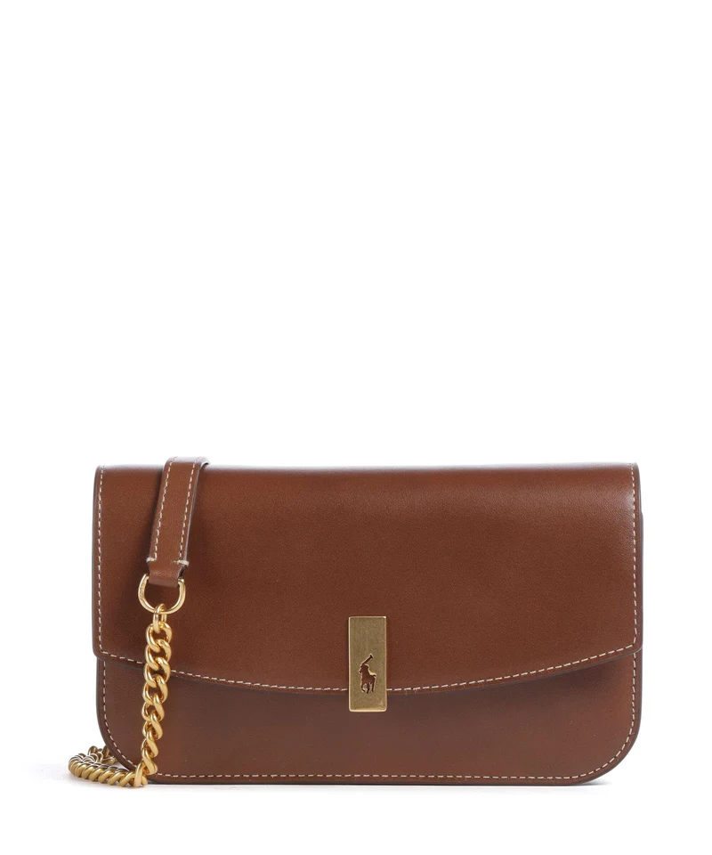 Polo Ralph Lauren ID Collection Small Borsa a tracolla cuoio