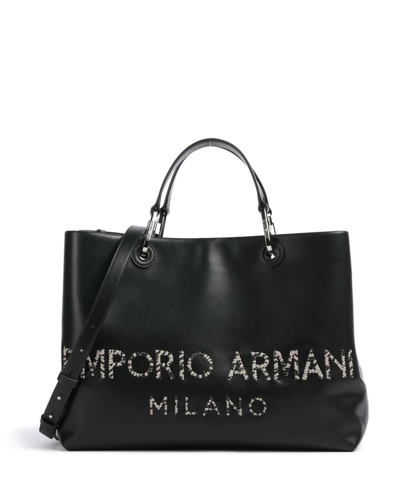 Emporio Armani My EA M Borsa a mano nero/cappuccino