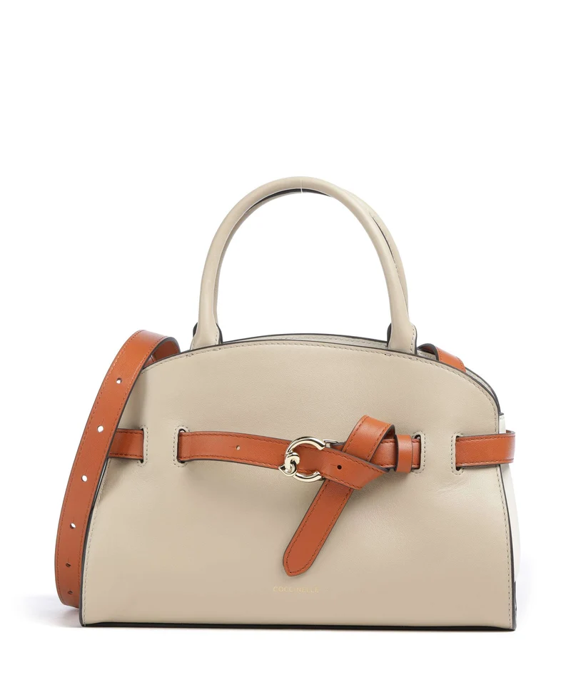 Coccinelle Sabine New Tricolor Borsa a mano sandshell/pearl/crab