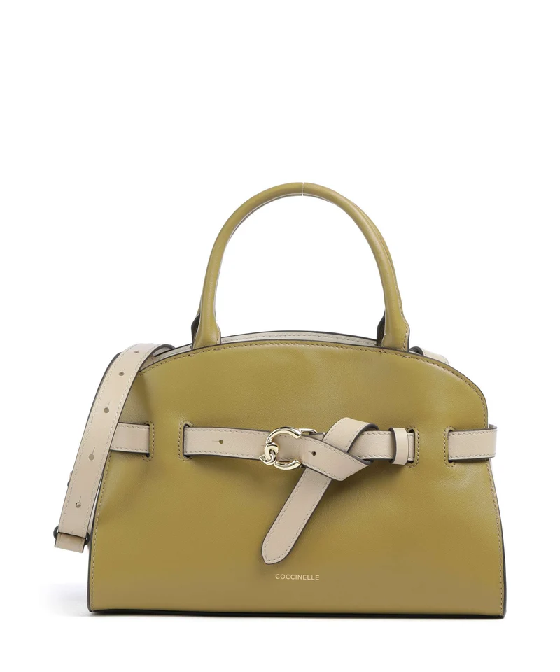 Coccinelle Sabine New Tricolor Borsa a mano seagrass/pearl/sandshell