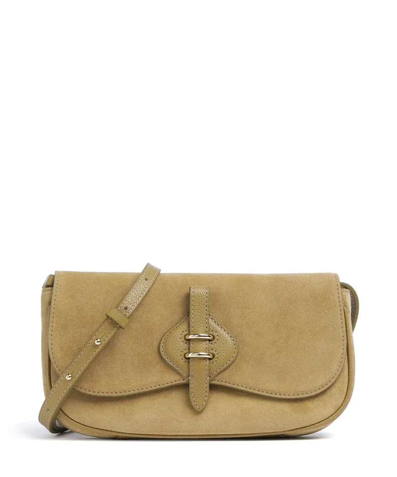 Coccinelle Mavery Suede Borsa a tracolla seagrass