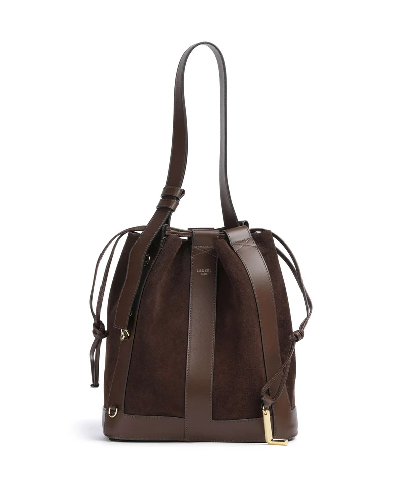 Lancel Elles M Borsa a secchiello coconut
