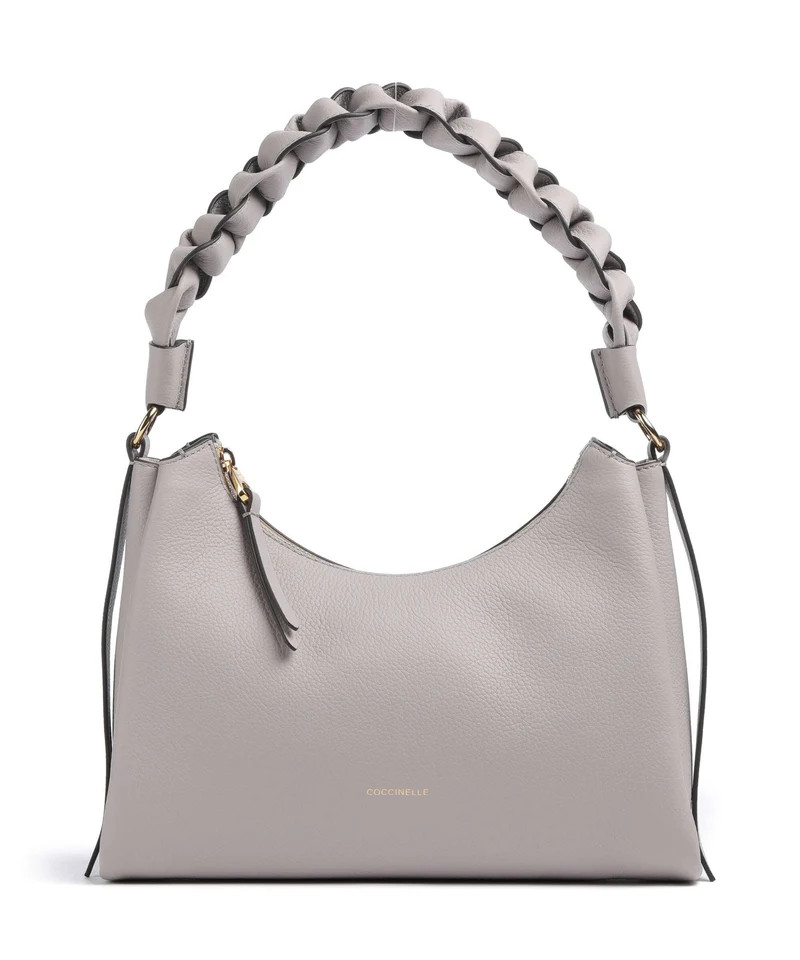 Coccinelle Boheme Grana Double Borsa a spalla oyster/pearl