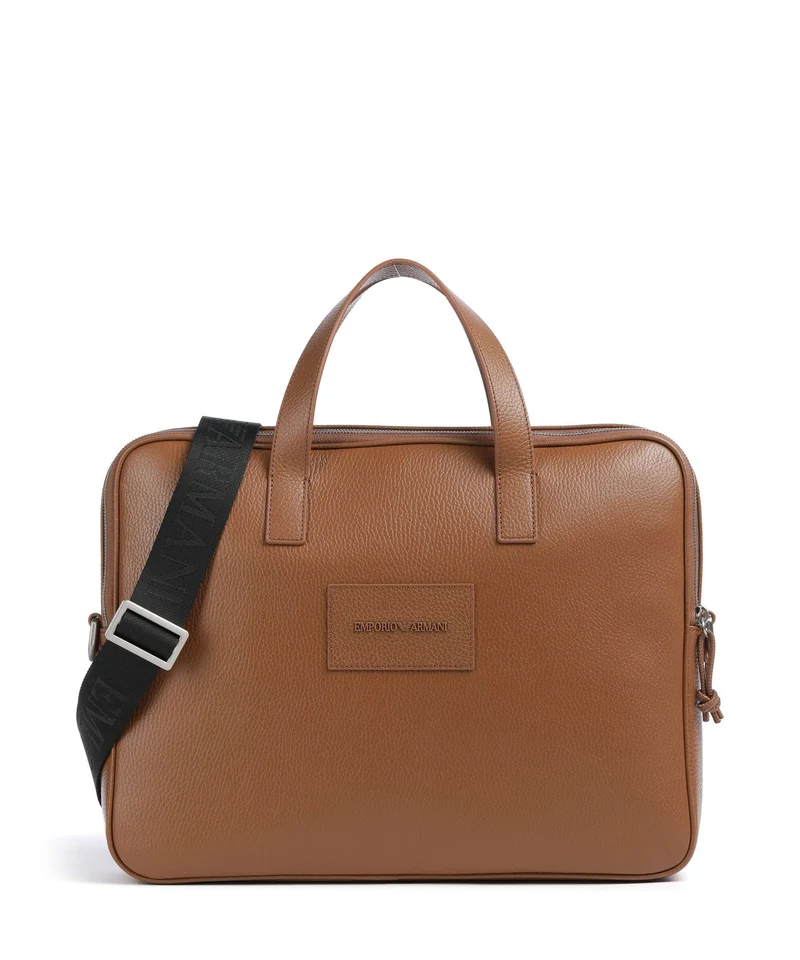 Emporio Armani Business Cartella mocha bisque