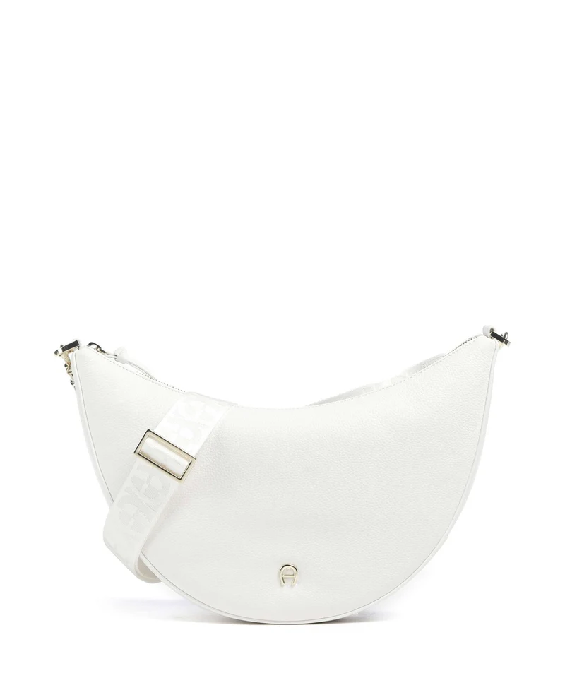 Aigner Zita M Borsa a tracolla cotton white