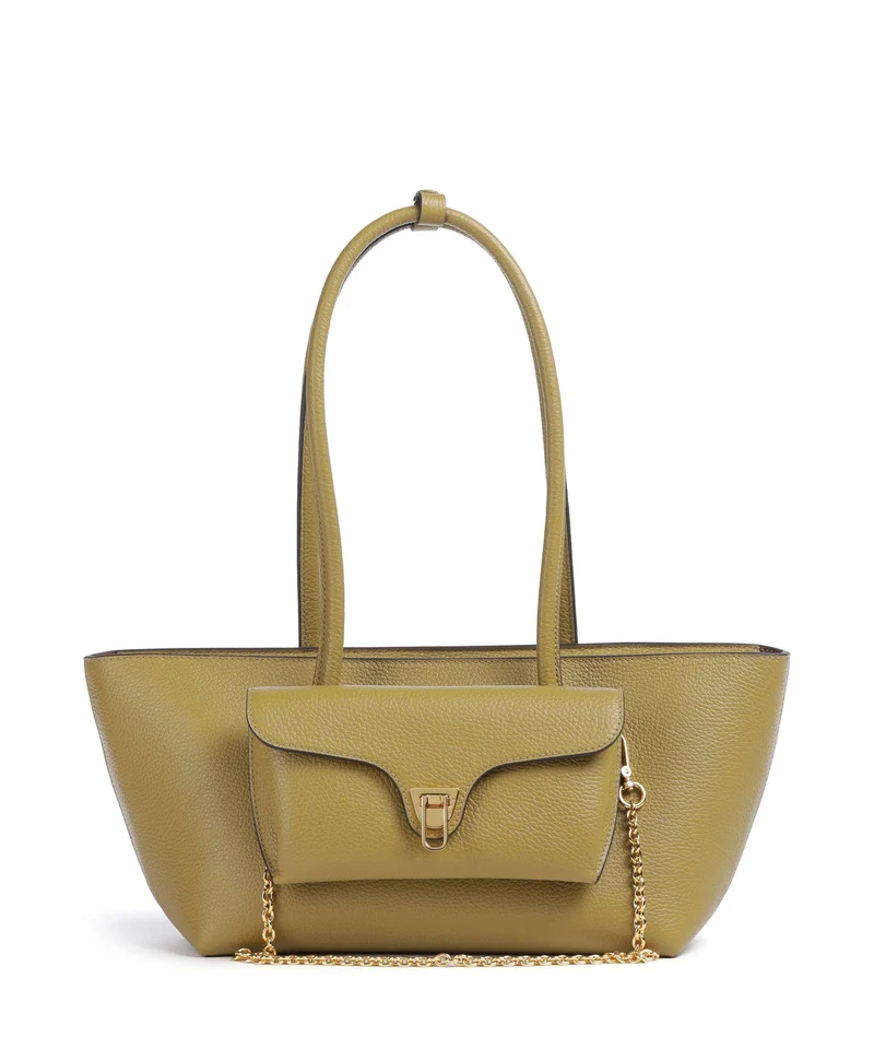 Coccinelle Beat Double Borsa a spalla seagrass
