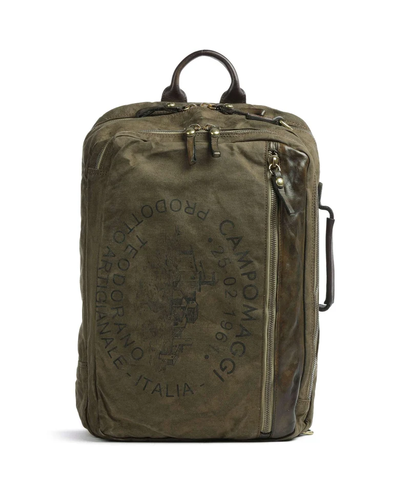 Campomaggi Zaino verde militare/nera