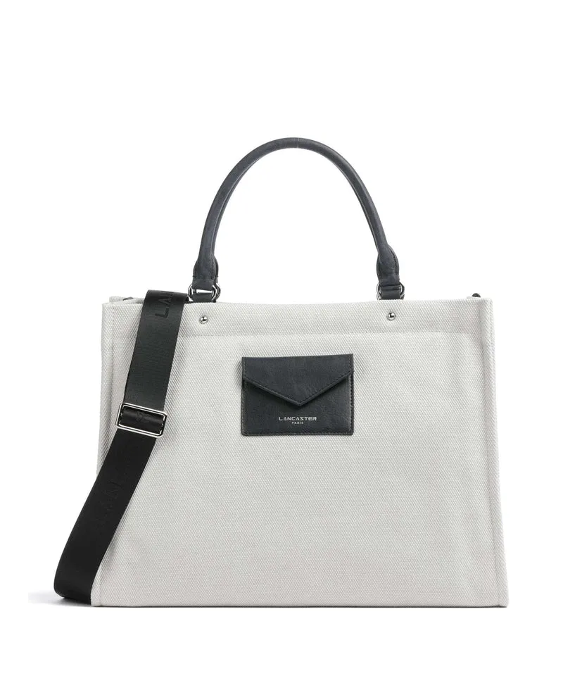 Lancaster Actual Conscious Canvas Borsa a mano grisclai