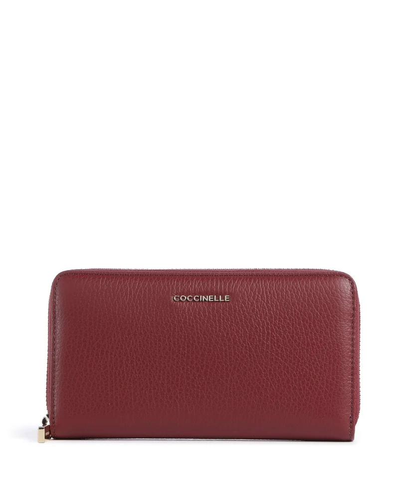 Coccinelle Metallic Soft Portafoglio ribes