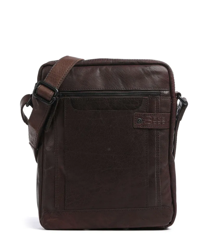 Spikes & Sparrow Bronco Jayed Borsa a tracolla dark brown