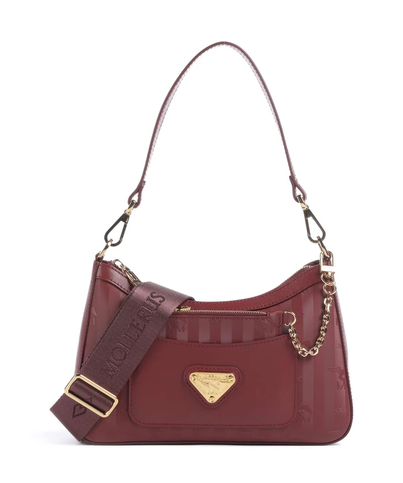 Maison Mollerus Vinerus Castiel Borsa a spalla antique rot
