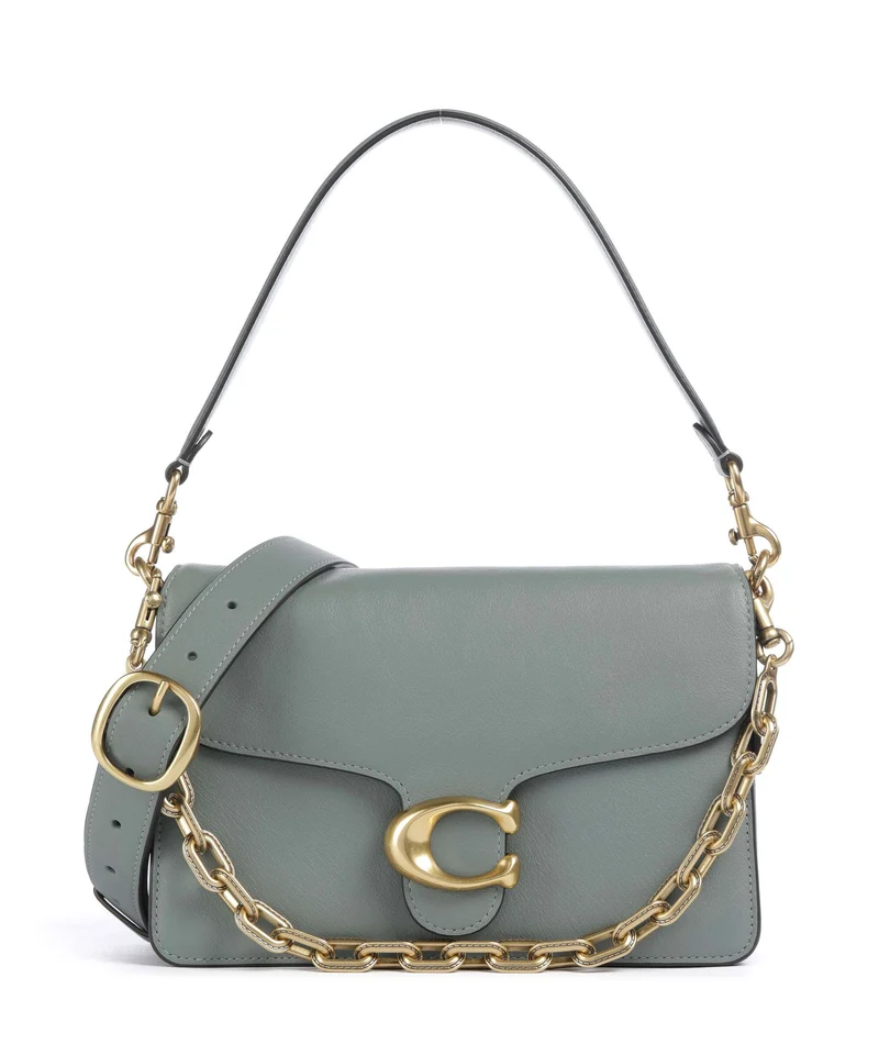 Coach Tabby Soft Chain Borsa a spalla sage