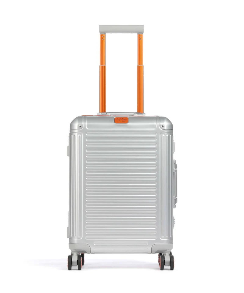 Travelite Next Valigia trolley (4 ruote) silber orange