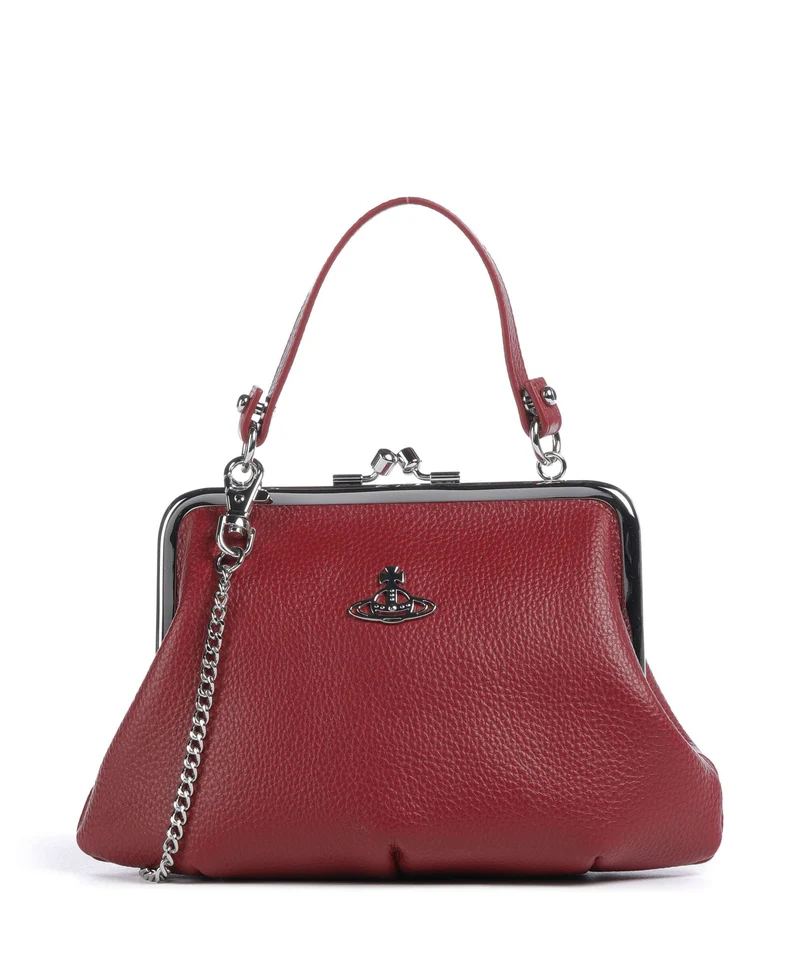 Vivienne Westwood Granny Frame Grain Borsa a tracolla red