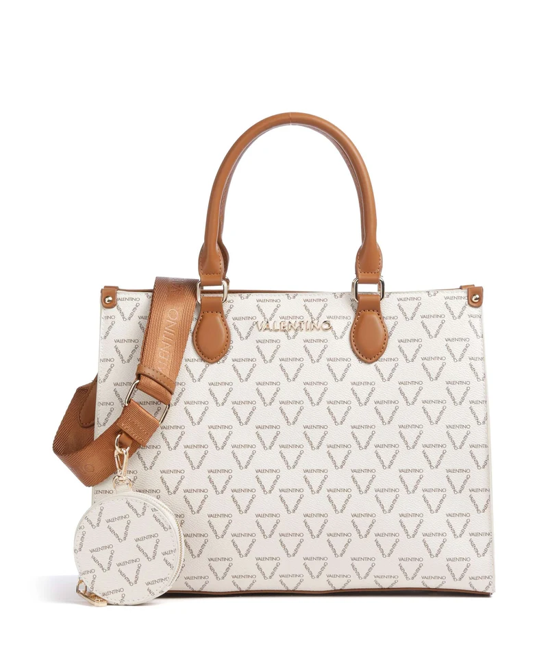 Valentino Bags Lady Re Borsa a mano bianco/cuoio
