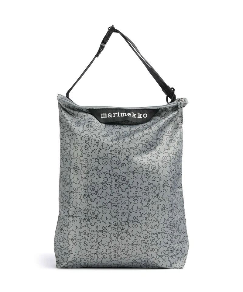 Marimekko Neat Unikko Piirto M Borsa hobo grey/black