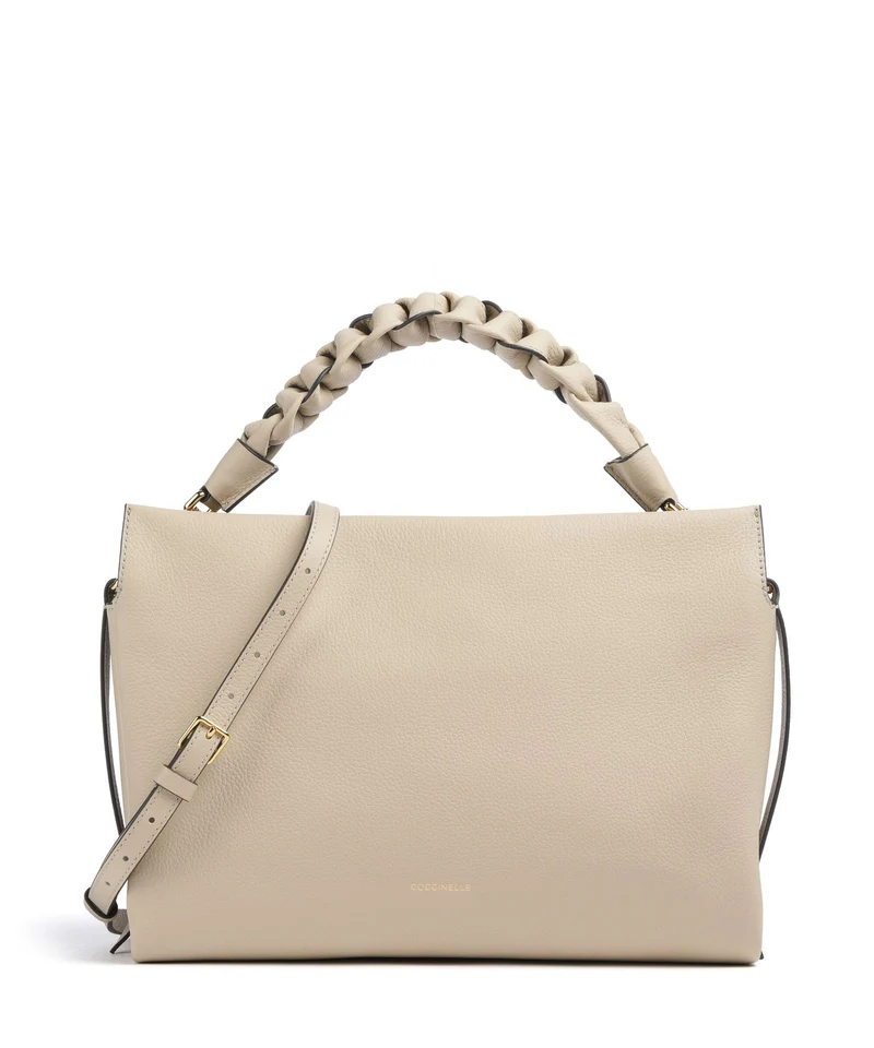 Coccinelle Boheme Grana Double Borsa hobo sandshell/seagrass