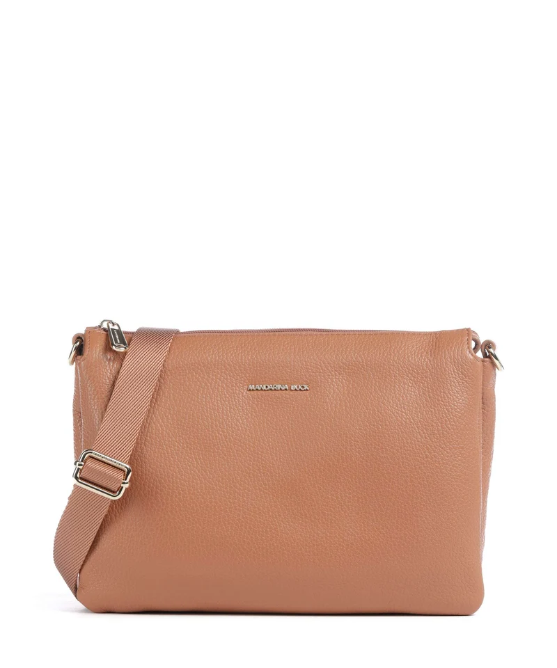 Mandarina Duck Mellow Leather Borsa a tracolla pecan nut
