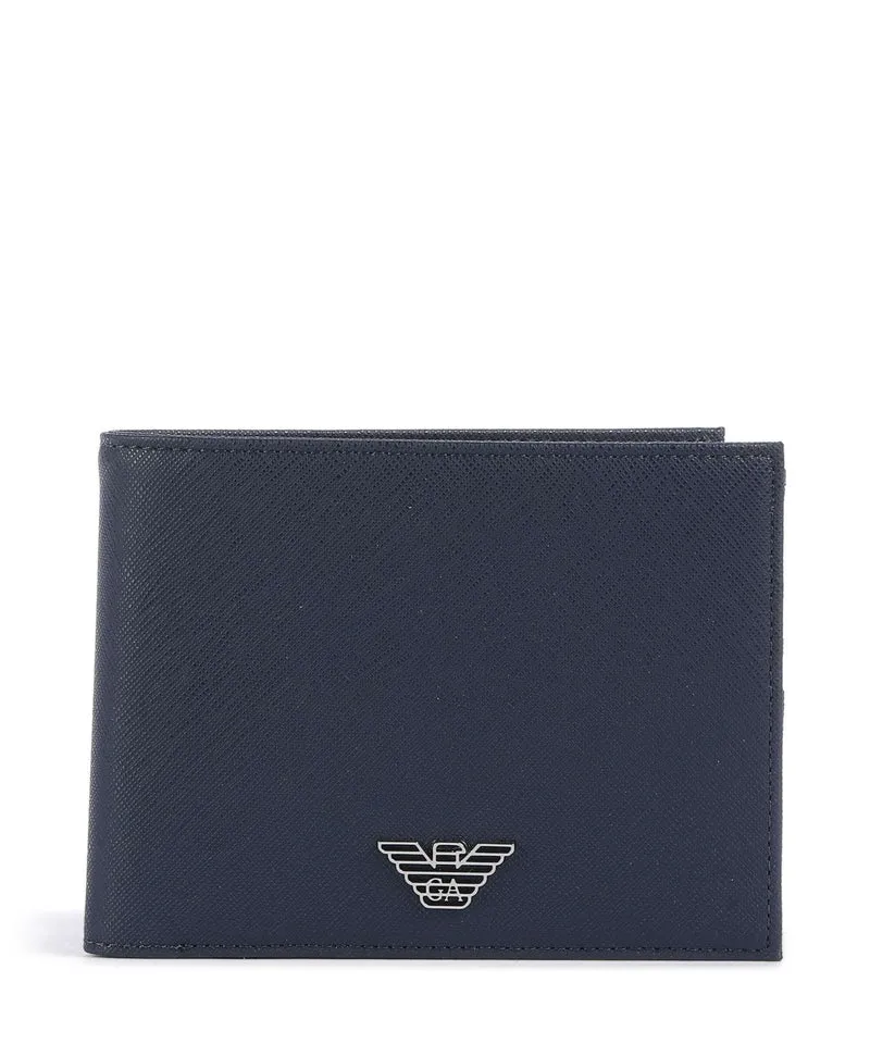 Emporio Armani Saffiano Animation Portafoglio medieval blue