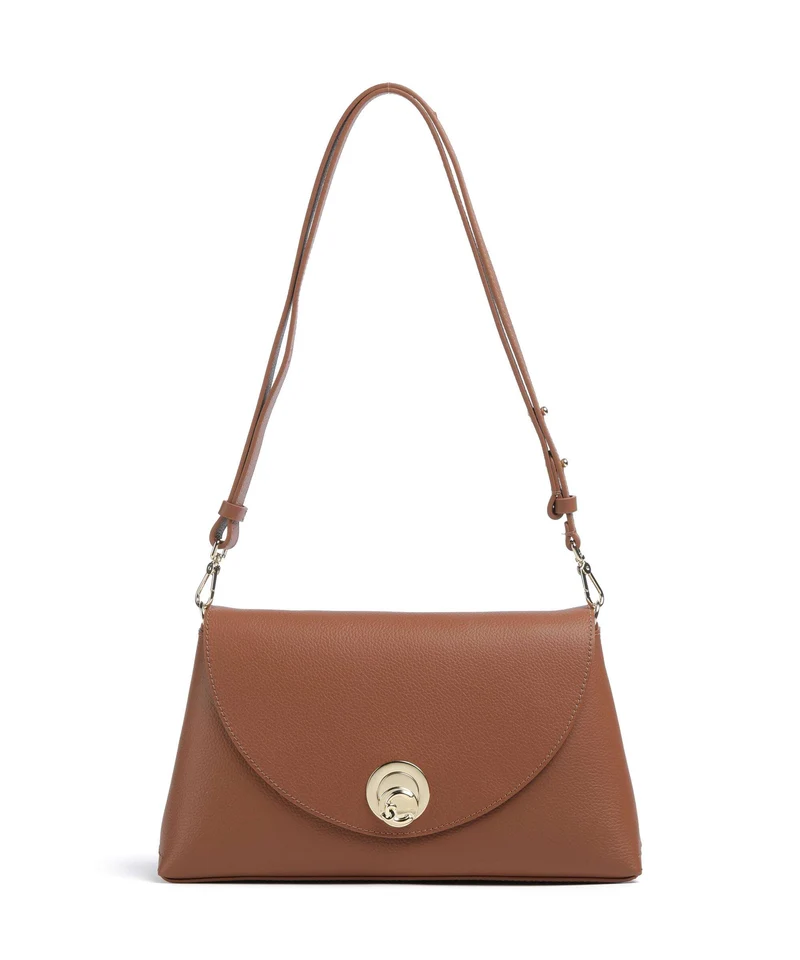 Coccinelle Nikla Borsa a spalla cognac/noir