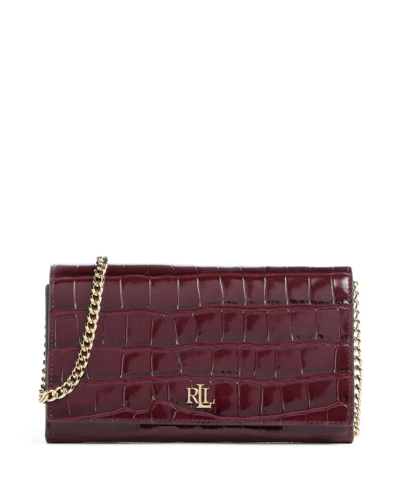 Lauren Ralph Lauren Adair II Large Portafoglio dark garnet