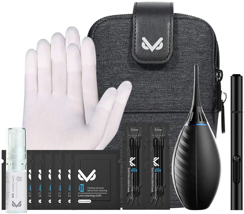 VSGO Kit salviette umidificate per fotocamera
