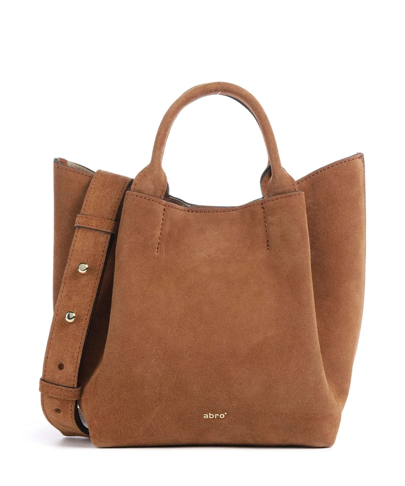 Abro Suede Essential Small Borsa a mano cuoio