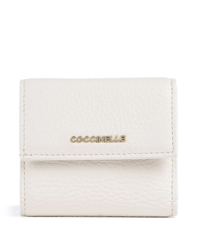 Coccinelle Metallic Soft Portafoglio pearl