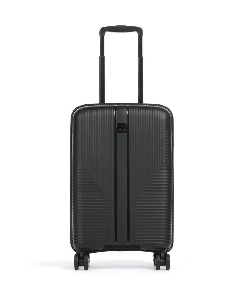 Travelite Air Stripe Slim Valigia trolley (4 ruote) black